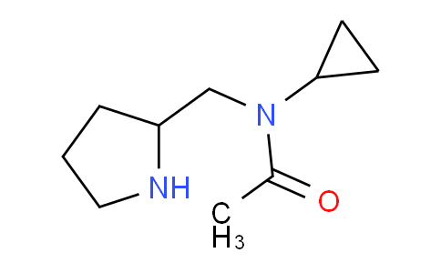 CAS No. 1353972-12-9, N-Cyclopropyl-N-(pyrrolidin-2-ylmethyl)acetamide