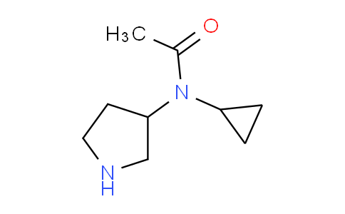 CAS No. 1353979-41-5, N-Cyclopropyl-N-(pyrrolidin-3-yl)acetamide