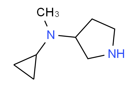 CAS No. 250275-00-4, N-Cyclopropyl-N-methylpyrrolidin-3-amine