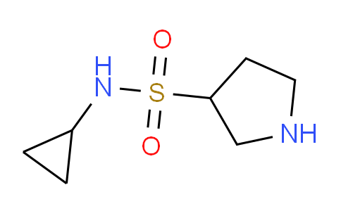CAS No. 1423116-96-4, N-Cyclopropylpyrrolidine-3-sulfonamide