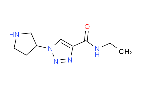 CAS No. 1708080-10-7, N-Ethyl-1-(pyrrolidin-3-yl)-1H-1,2,3-triazole-4-carboxamide