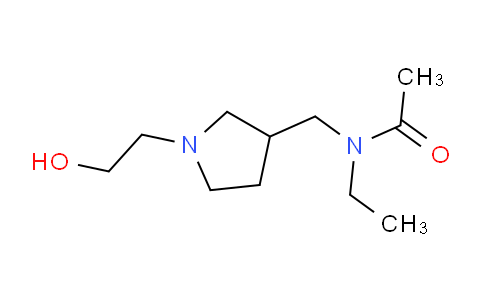 CAS No. 1353973-31-5, N-Ethyl-N-((1-(2-hydroxyethyl)pyrrolidin-3-yl)methyl)acetamide