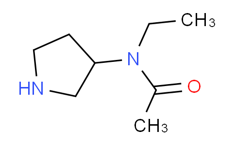 CAS No. 115445-29-9, N-Ethyl-N-(pyrrolidin-3-yl)acetamide