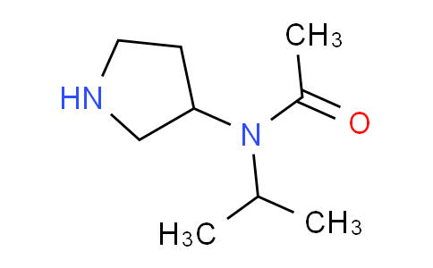 CAS No. 1282373-70-9, N-Isopropyl-N-(pyrrolidin-3-yl)acetamide