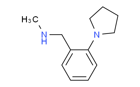 CAS No. 871217-37-7, N-Methyl-1-(2-(pyrrolidin-1-yl)phenyl)methanamine