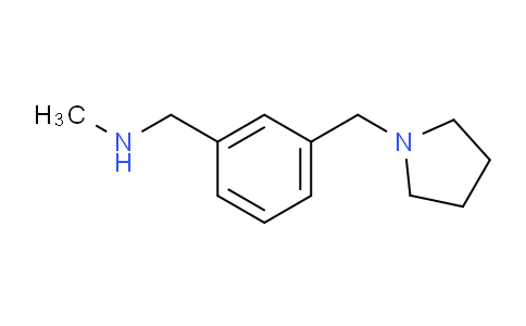CAS No. 884507-46-4, N-Methyl-1-(3-(pyrrolidin-1-ylmethyl)phenyl)methanamine
