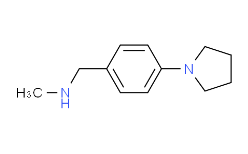 CAS No. 823188-79-0, N-Methyl-1-(4-(pyrrolidin-1-yl)phenyl)methanamine
