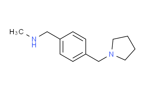 CAS No. 884507-40-8, N-Methyl-1-(4-(pyrrolidin-1-ylmethyl)phenyl)methanamine