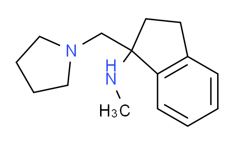 CAS No. 885951-14-4, N-Methyl-1-(pyrrolidin-1-ylmethyl)-2,3-dihydro-1H-inden-1-amine