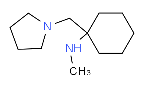 CAS No. 675602-55-8, N-Methyl-1-(pyrrolidin-1-ylmethyl)cyclohexanamine