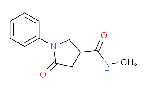 CAS No. 91567-01-0, N-Methyl-5-oxo-1-phenylpyrrolidine-3-carboxamide