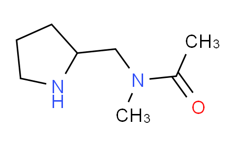 CAS No. 1353953-68-0, N-Methyl-N-(pyrrolidin-2-ylmethyl)acetamide