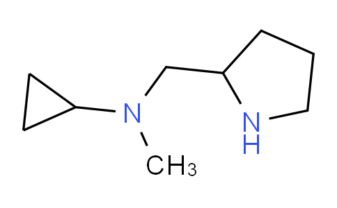 CAS No. 1094856-92-4, N-Methyl-N-(pyrrolidin-2-ylmethyl)cyclopropanamine