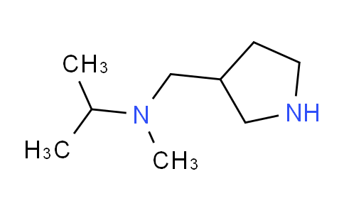 CAS No. 1341388-85-9, N-Methyl-N-(pyrrolidin-3-ylmethyl)propan-2-amine