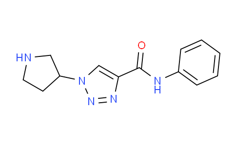 CAS No. 1334494-73-3, N-Phenyl-1-(pyrrolidin-3-yl)-1H-1,2,3-triazole-4-carboxamide