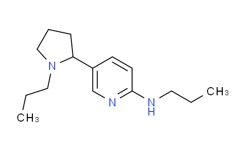 CAS No. 1352499-55-8, N-Propyl-5-(1-propylpyrrolidin-2-yl)pyridin-2-amine