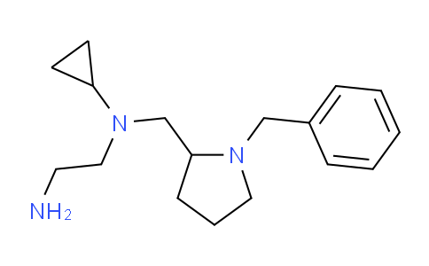 CAS No. 1353947-37-1, N1-((1-Benzylpyrrolidin-2-yl)methyl)-N1-cyclopropylethane-1,2-diamine