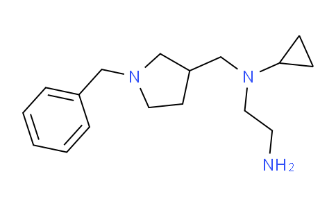 CAS No. 1353987-42-4, N1-((1-Benzylpyrrolidin-3-yl)methyl)-N1-cyclopropylethane-1,2-diamine