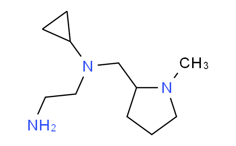 CAS No. 1353952-04-1, N1-Cyclopropyl-N1-((1-methylpyrrolidin-2-yl)methyl)ethane-1,2-diamine