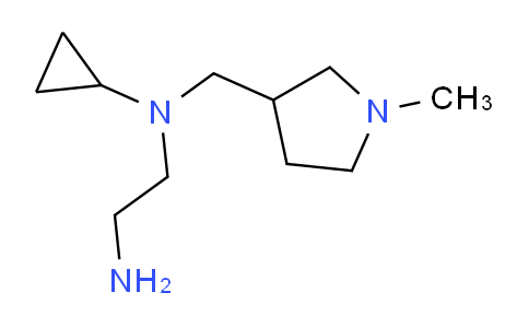 CAS No. 1353974-78-3, N1-Cyclopropyl-N1-((1-methylpyrrolidin-3-yl)methyl)ethane-1,2-diamine