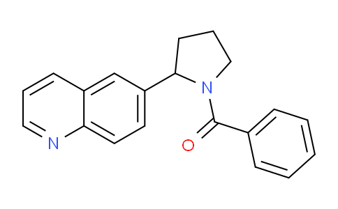 CAS No. 1355231-06-9, Phenyl(2-(quinolin-6-yl)pyrrolidin-1-yl)methanone