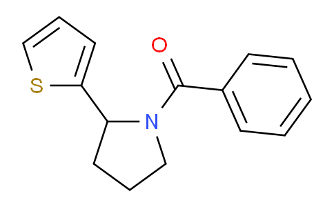 CAS No. 1355200-79-1, Phenyl(2-(thiophen-2-yl)pyrrolidin-1-yl)methanone