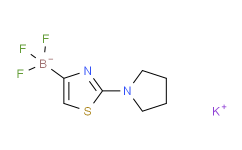 CAS No. 2058084-46-9, Potassium trifluoro(2-(pyrrolidin-1-yl)thiazol-4-yl)borate
