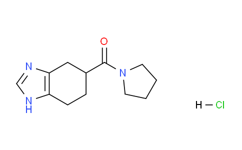 CAS No. 132036-42-1, Pyrrolidin-1-yl(4,5,6,7-tetrahydro-1H-benzo[d]imidazol-5-yl)methanone hydrochloride