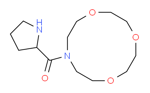 CAS No. 436811-22-2, Pyrrolidin-2-yl(1,4,7-trioxa-10-azacyclododecan-10-yl)methanone
