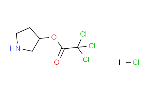 CAS No. 1219948-50-1, Pyrrolidin-3-yl 2,2,2-trichloroacetate hydrochloride