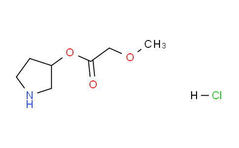 CAS No. 1220037-37-5, Pyrrolidin-3-yl 2-methoxyacetate hydrochloride