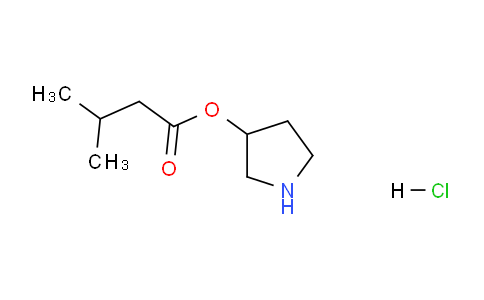 CAS No. 1219960-51-6, Pyrrolidin-3-yl 3-methylbutanoate hydrochloride
