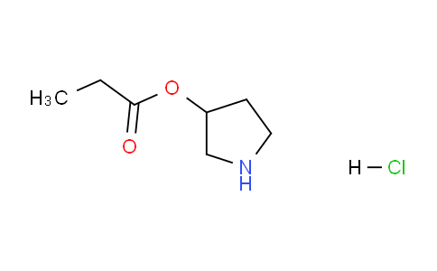CAS No. 1219960-49-2, Pyrrolidin-3-yl propionate hydrochloride