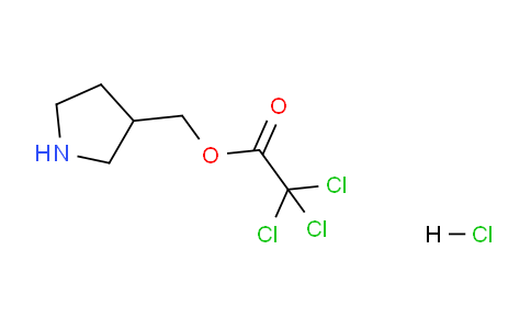 CAS No. 1220031-72-0, Pyrrolidin-3-ylmethyl 2,2,2-trichloroacetate hydrochloride