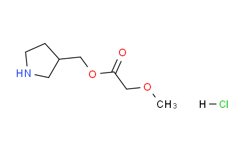 CAS No. 1220031-60-6, Pyrrolidin-3-ylmethyl 2-methoxyacetate hydrochloride