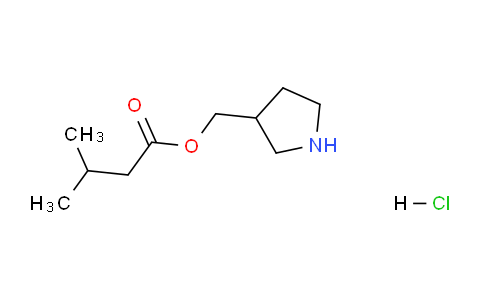 CAS No. 1220038-05-0, Pyrrolidin-3-ylmethyl 3-methylbutanoate hydrochloride