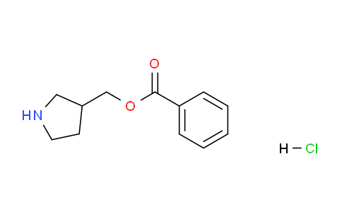 CAS No. 1220027-52-0, Pyrrolidin-3-ylmethyl benzoate hydrochloride