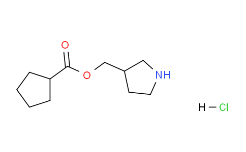 CAS No. 1220038-35-6, Pyrrolidin-3-ylmethyl cyclopentanecarboxylate hydrochloride