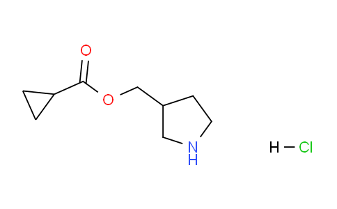 CAS No. 1219980-71-8, Pyrrolidin-3-ylmethyl cyclopropanecarboxylate hydrochloride