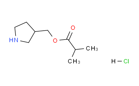 CAS No. 1219979-91-5, Pyrrolidin-3-ylmethyl isobutyrate hydrochloride