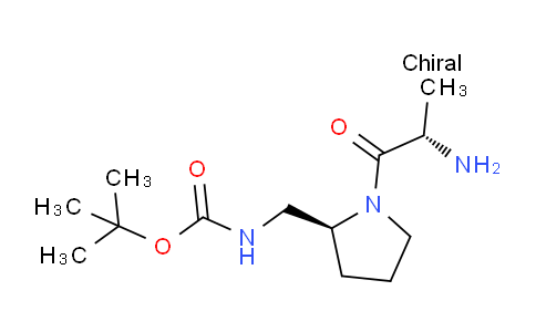 CAS No. 1401667-23-9, tert-Butyl (((S)-1-((S)-2-aminopropanoyl)pyrrolidin-2-yl)methyl)carbamate