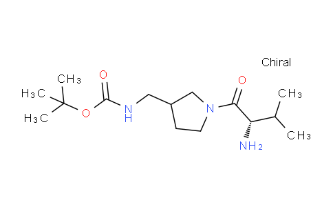 CAS No. 1354032-83-9, tert-Butyl ((1-((S)-2-amino-3-methylbutanoyl)pyrrolidin-3-yl)methyl)carbamate