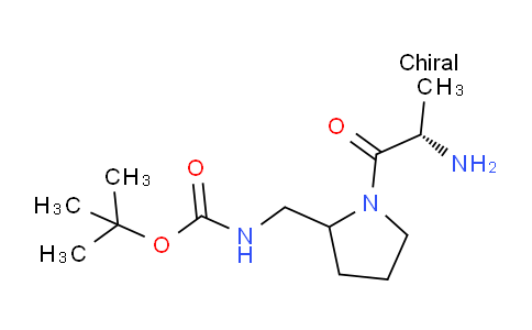 CAS No. 1354025-52-7, tert-Butyl ((1-((S)-2-aminopropanoyl)pyrrolidin-2-yl)methyl)carbamate