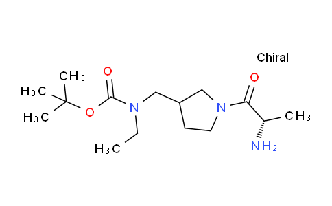 CAS No. 1354029-10-9, tert-Butyl ((1-((S)-2-aminopropanoyl)pyrrolidin-3-yl)methyl)(ethyl)carbamate