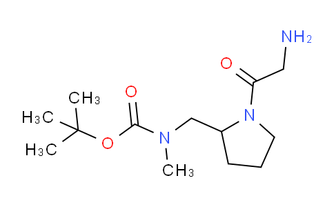 CAS No. 1353961-93-9, tert-Butyl ((1-(2-aminoacetyl)pyrrolidin-2-yl)methyl)(methyl)carbamate