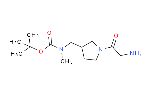 CAS No. 1353964-16-5, tert-Butyl ((1-(2-aminoacetyl)pyrrolidin-3-yl)methyl)(methyl)carbamate