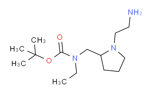 CAS No. 1353956-03-2, tert-Butyl ((1-(2-aminoethyl)pyrrolidin-2-yl)methyl)(ethyl)carbamate