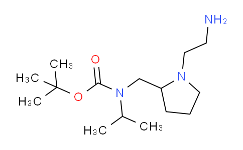 CAS No. 1353943-39-1, tert-Butyl ((1-(2-aminoethyl)pyrrolidin-2-yl)methyl)(isopropyl)carbamate