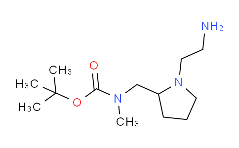 CAS No. 1353952-99-4, tert-Butyl ((1-(2-aminoethyl)pyrrolidin-2-yl)methyl)(methyl)carbamate