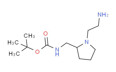 CAS No. 1353981-54-0, tert-Butyl ((1-(2-aminoethyl)pyrrolidin-2-yl)methyl)carbamate